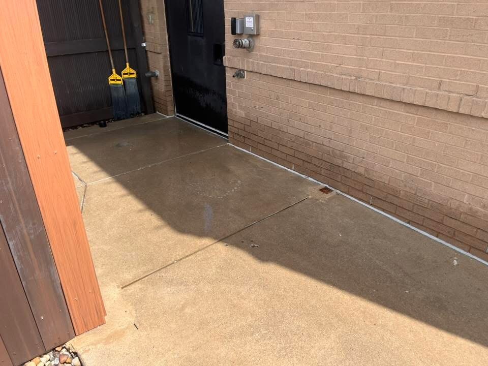 After: Service walkway